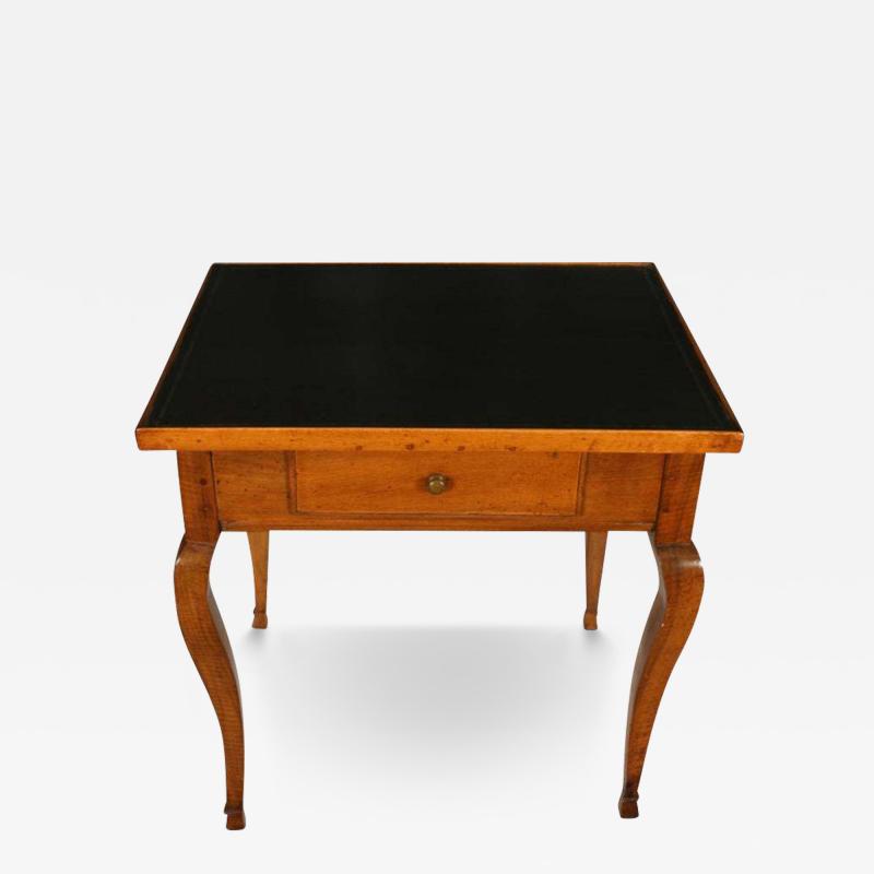 French Leather Top Writing Table