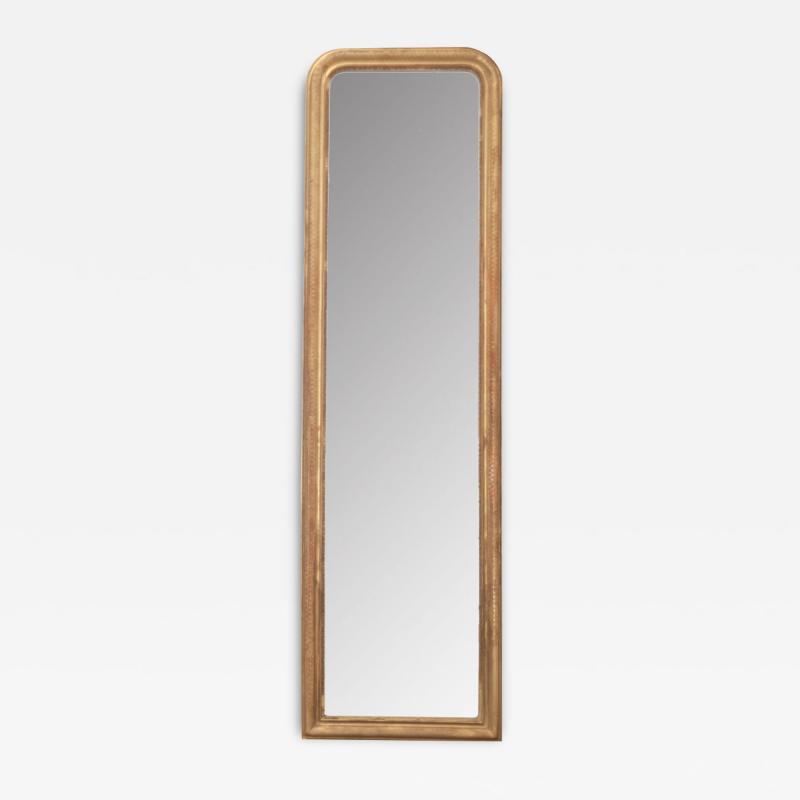 French Louis Philippe Narrow Dressing Mirror