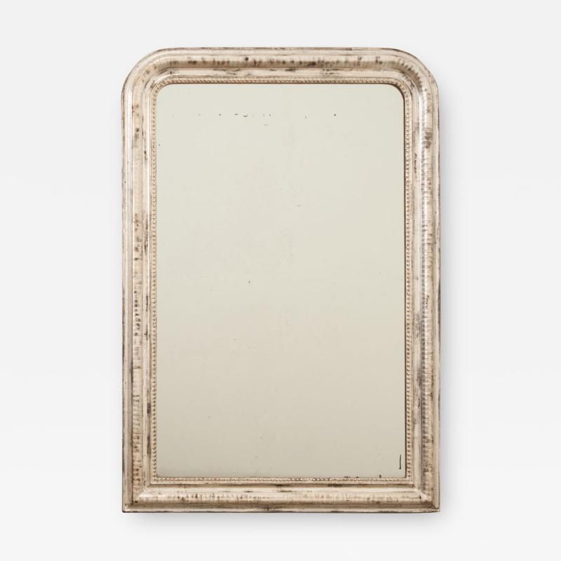 French Louis Philippe Silver Gilt Mirror