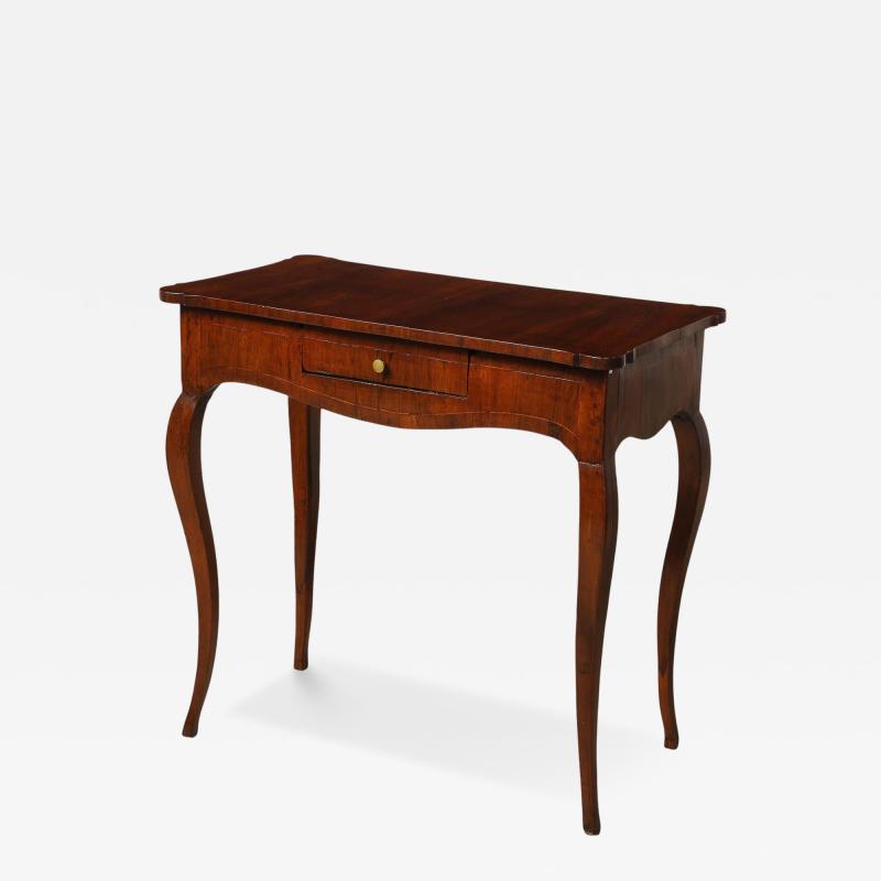 French Louis XV Period Walnut Writing Desk or Side Table circa 1760
