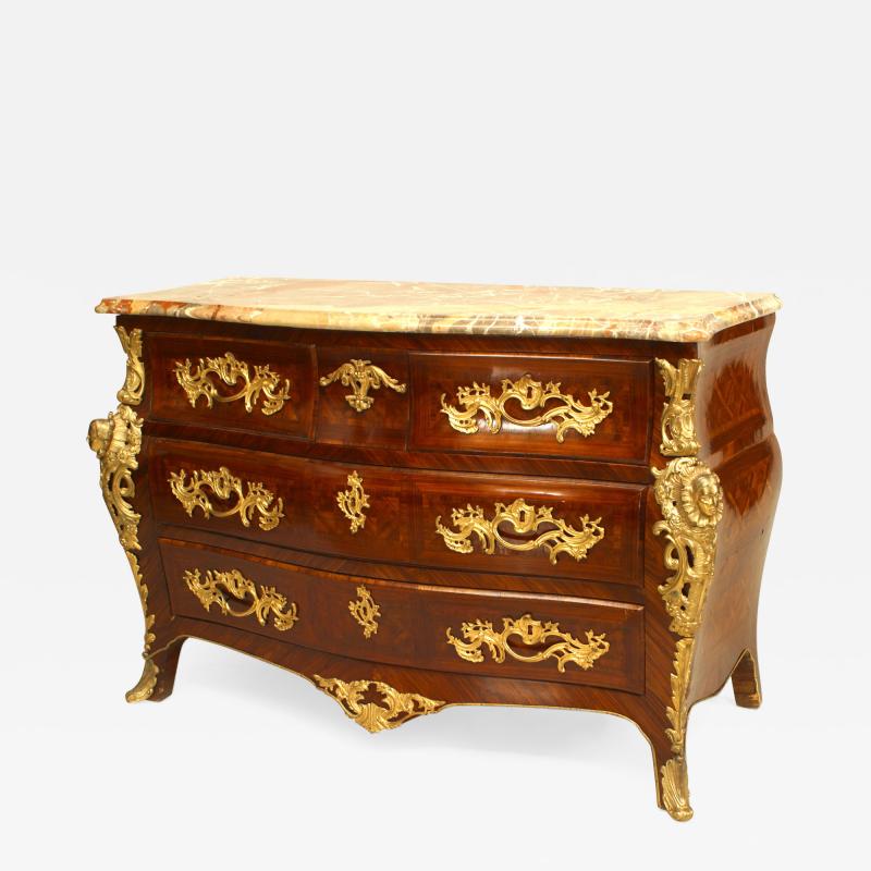 French Louis XV Style Kingwood Commode