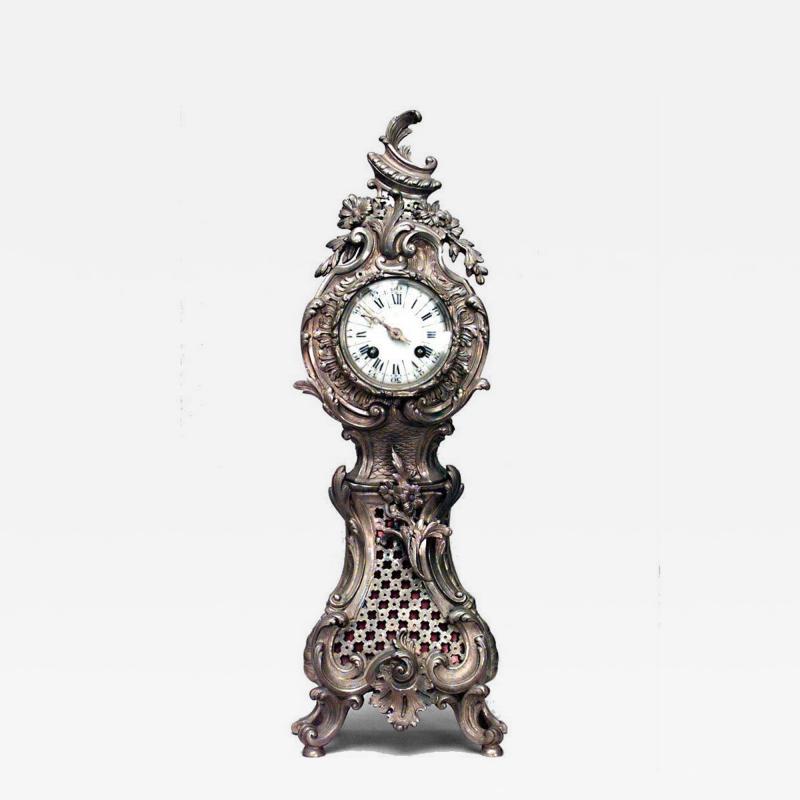 French Louis XV Style Mini Grandfather Clock
