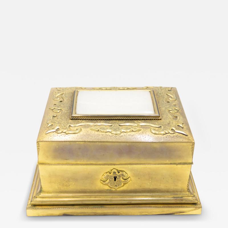 French Louis XVI Bronze Dore Box