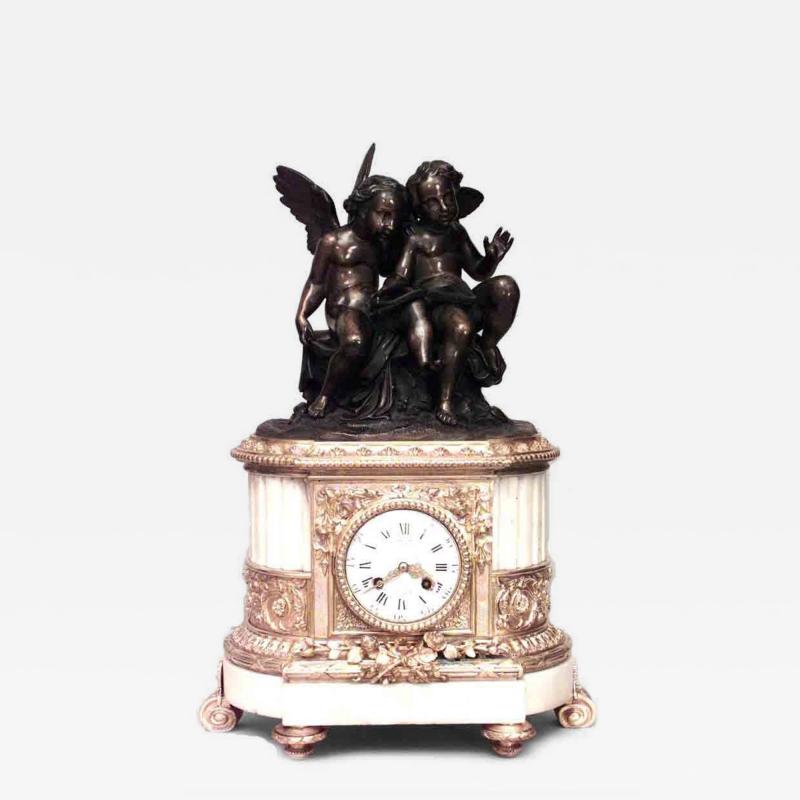 French Louis XVI Cupid Mantel Clock