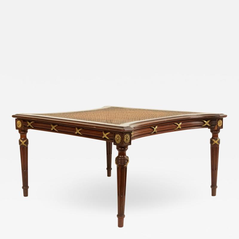 French Louis XVI Ormulu Mahogany Ottoman