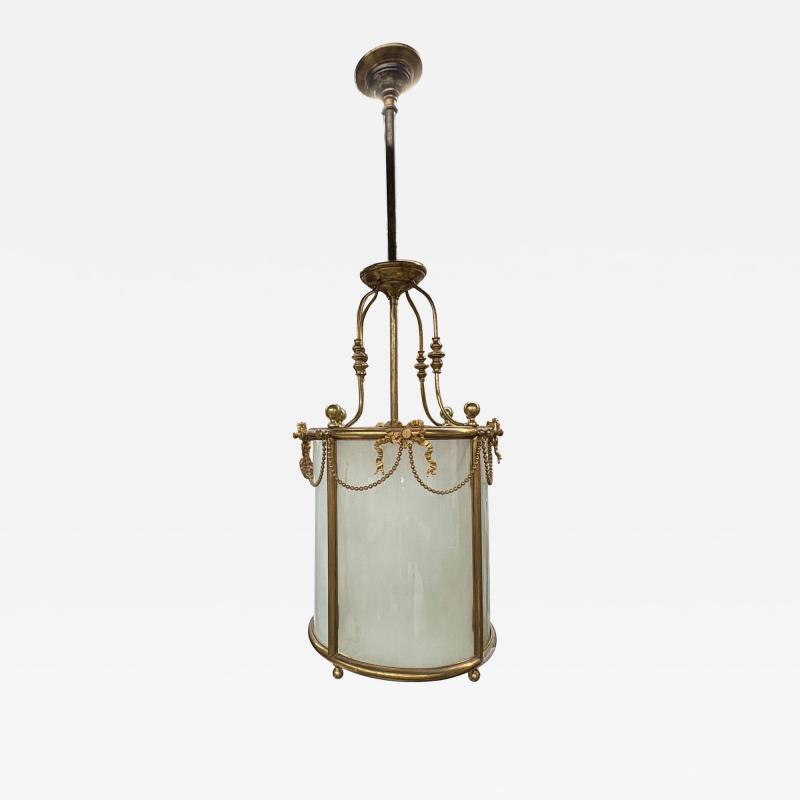 French Louis XVI Style Bronze Lantern