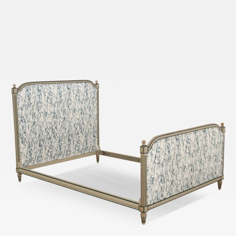 French Louis XVI Style Upholstered Bed