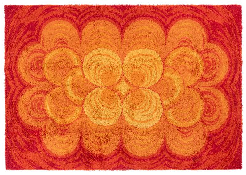 French Machine Made Deco Rug