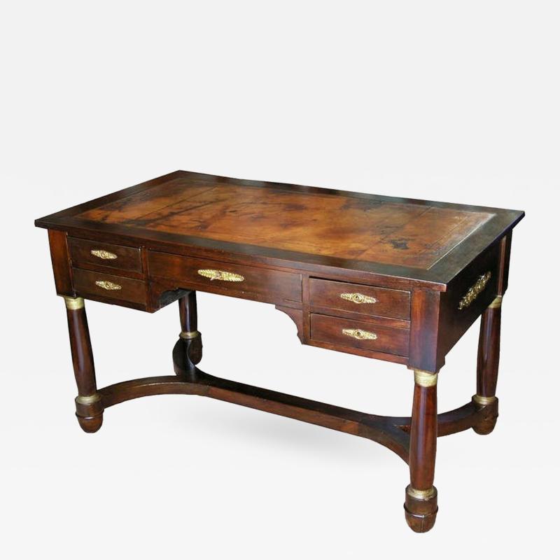 French Mahogany Desk circa 1850