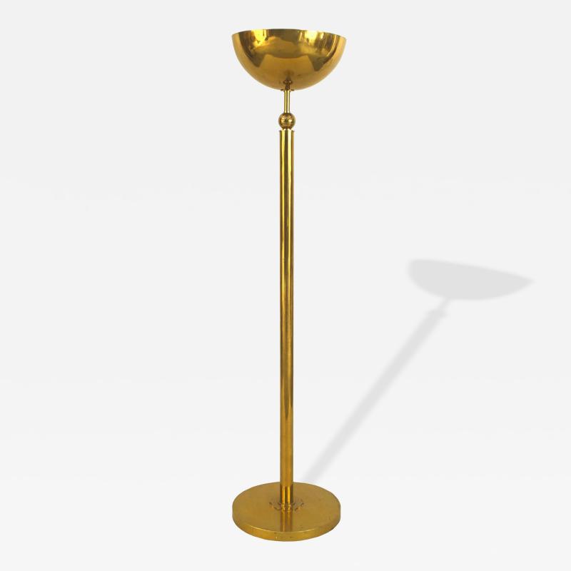 French Mid Century Brass Floor Lamp