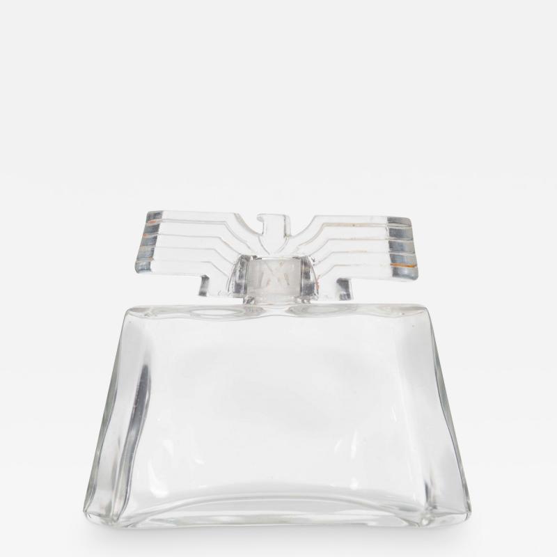 French Mid Century Ciro Glass Perfume Bottle