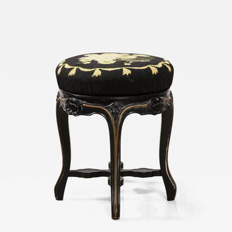 French Napoleon III Piano Stool