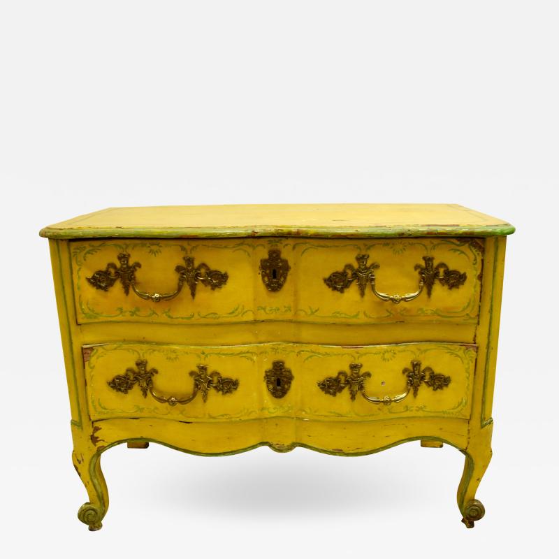 French Painted Regence Commode