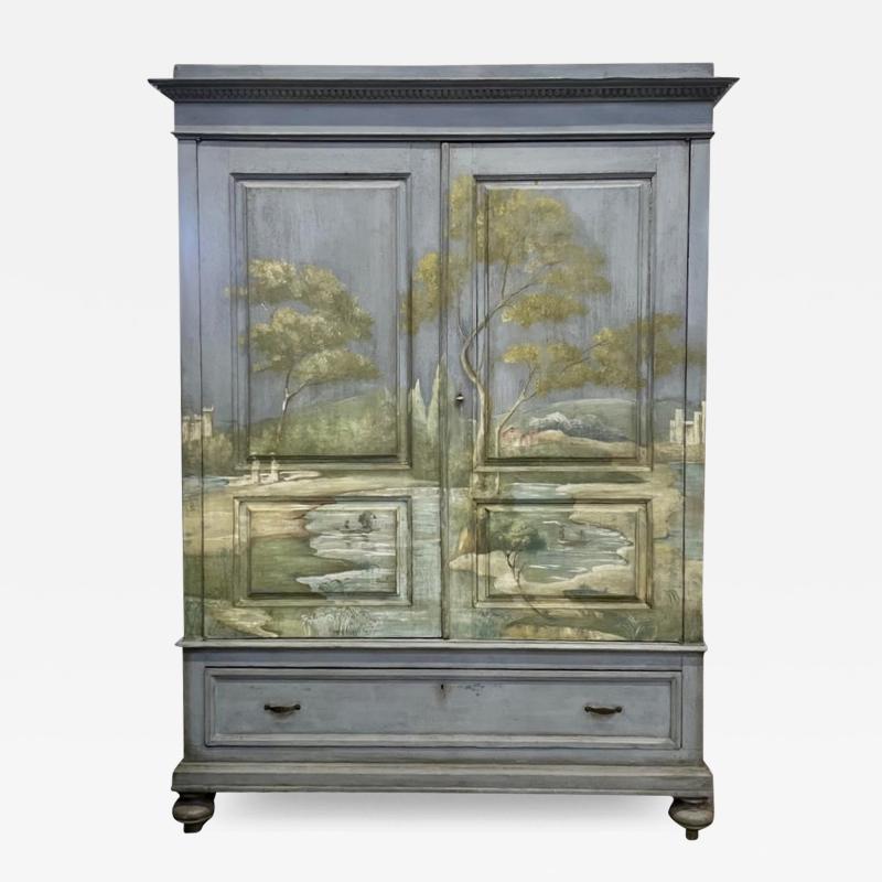 French Painted Wardrobe