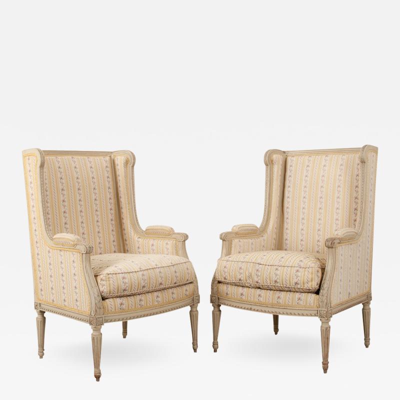 French Pair of Louis XVI Style Bergers