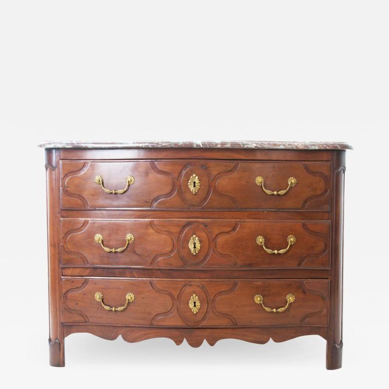 French Parisian 18th Century Walnut Commode