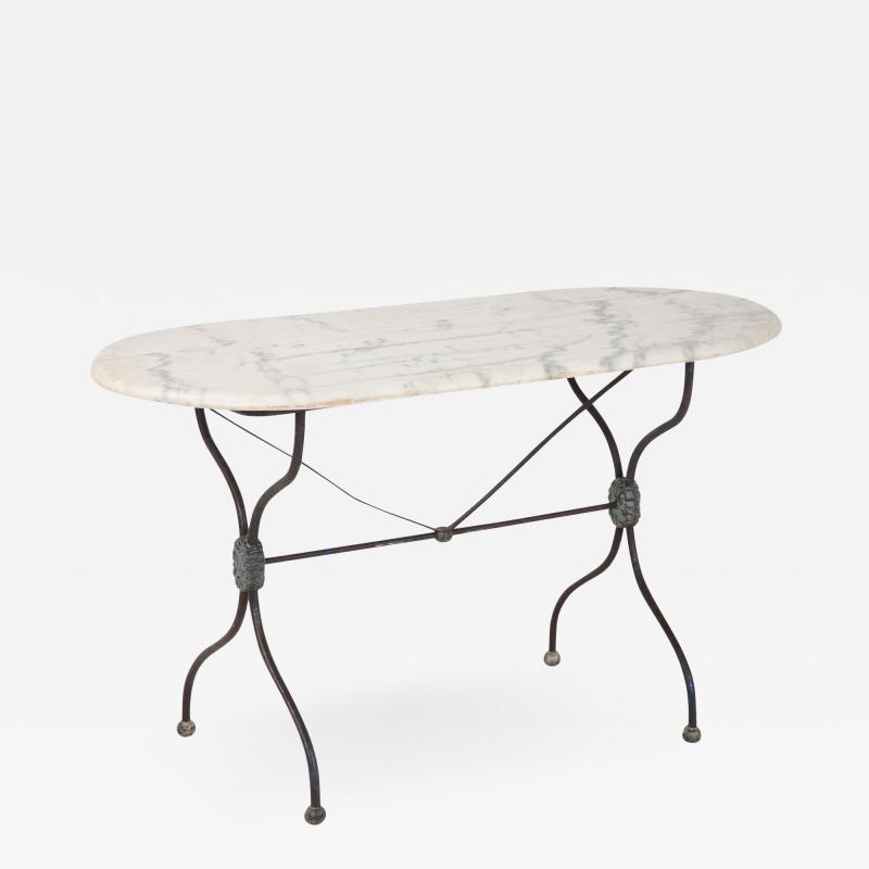 French Patisserie table with Marble