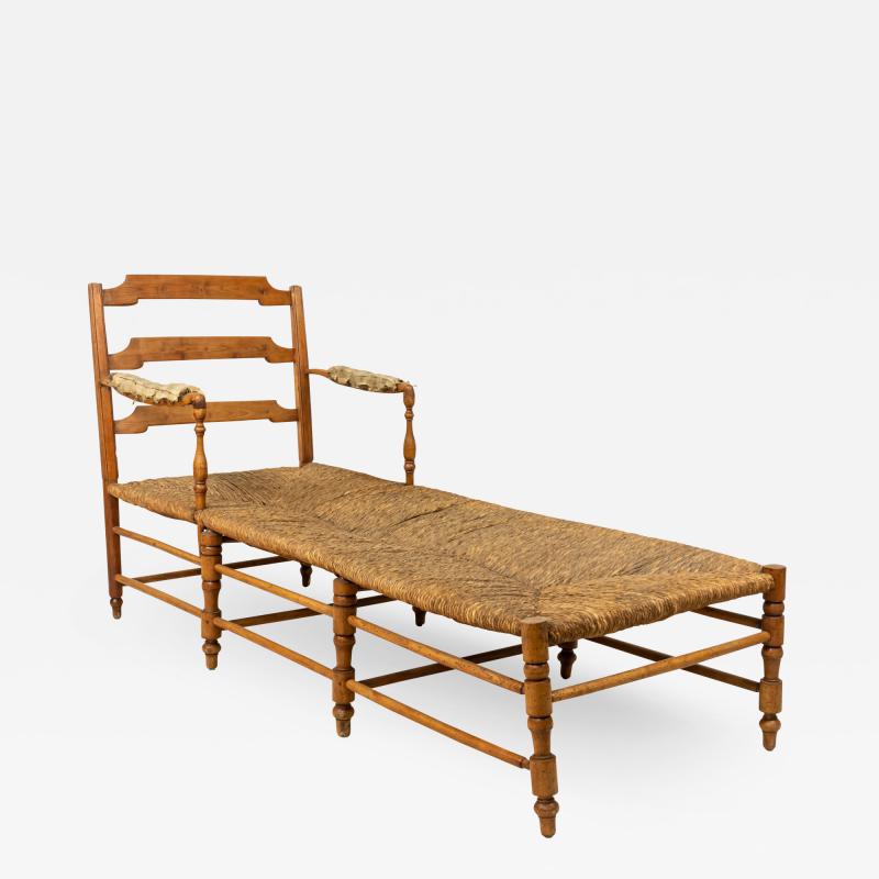 French Provincial Fruitwood Chaise
