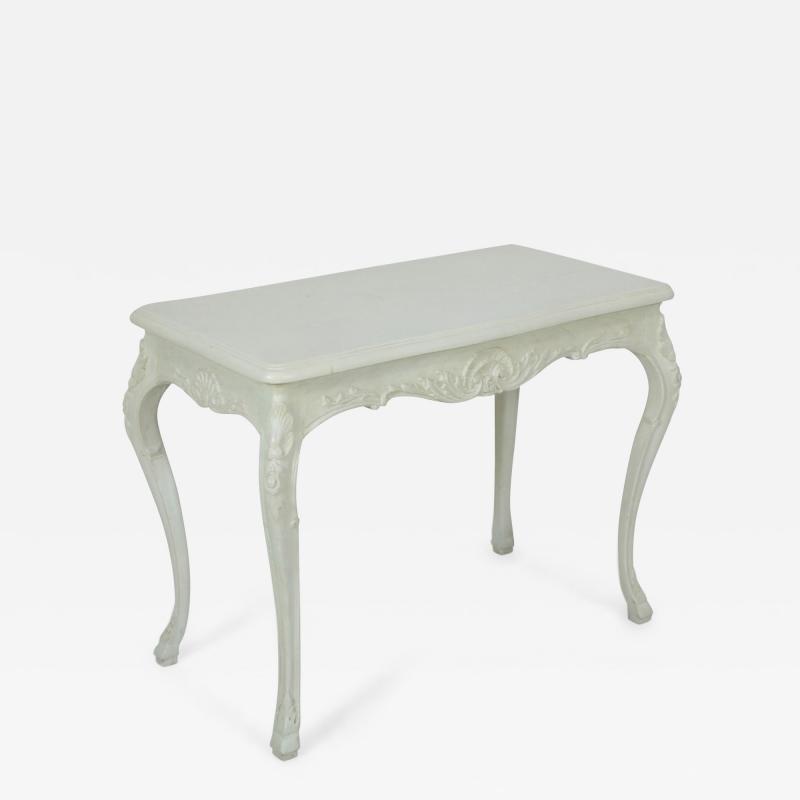 French Provincial Painted Foyer Table