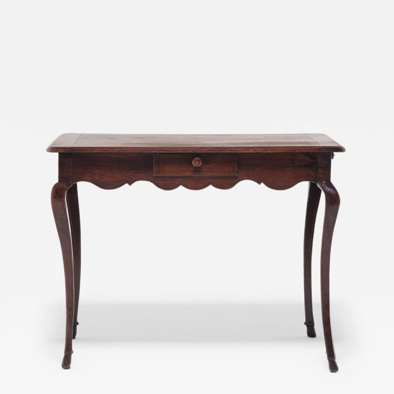French Provincial Tea Table with Drawer