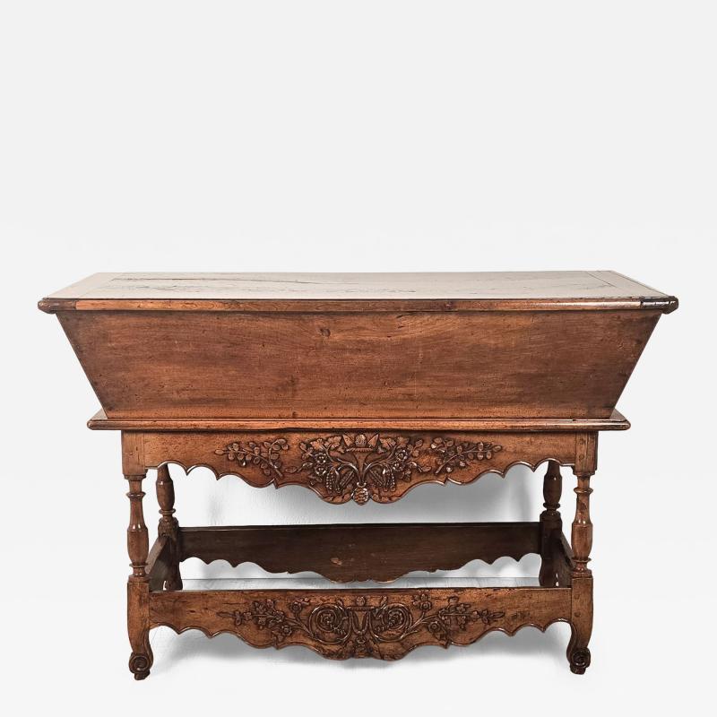 French Provincial Walnut Dough Bin circa 1800