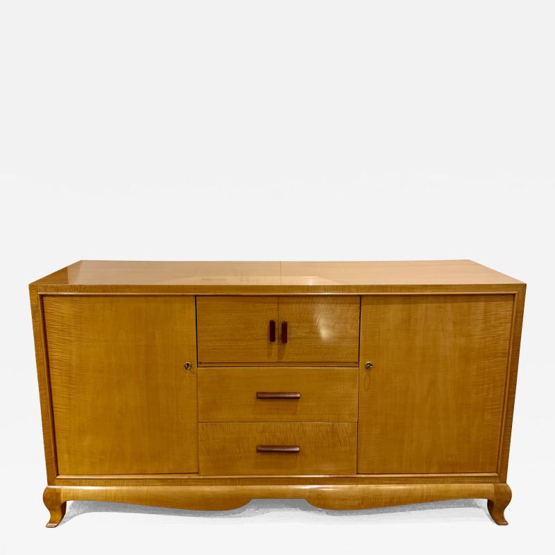 French School of Arbus Credenza Crafted in Sycamore wood 1940s 