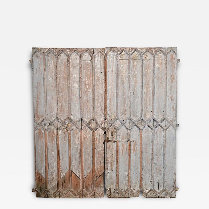 French Set of 19th Century Entry Doors