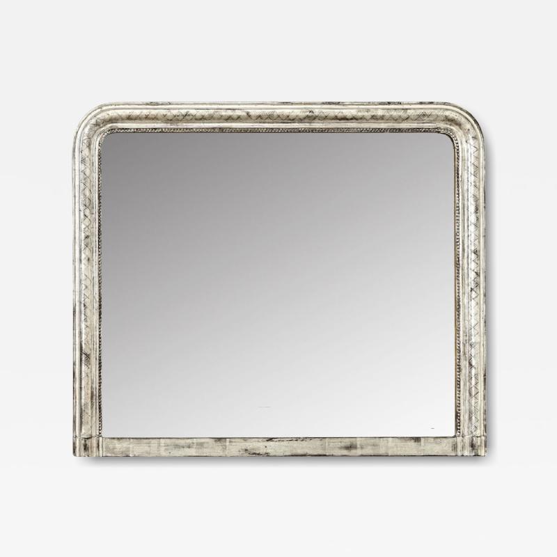 French Silver Gilt Louis Philippe Mantel Mirror