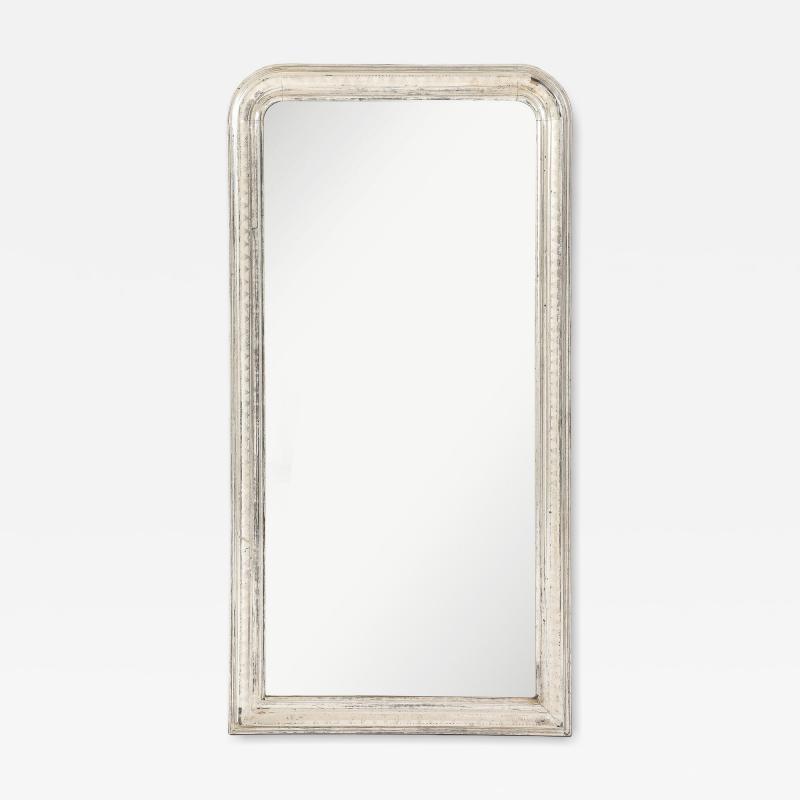 French Silver Gilt Louis Philippe Mirror Late 19th C 