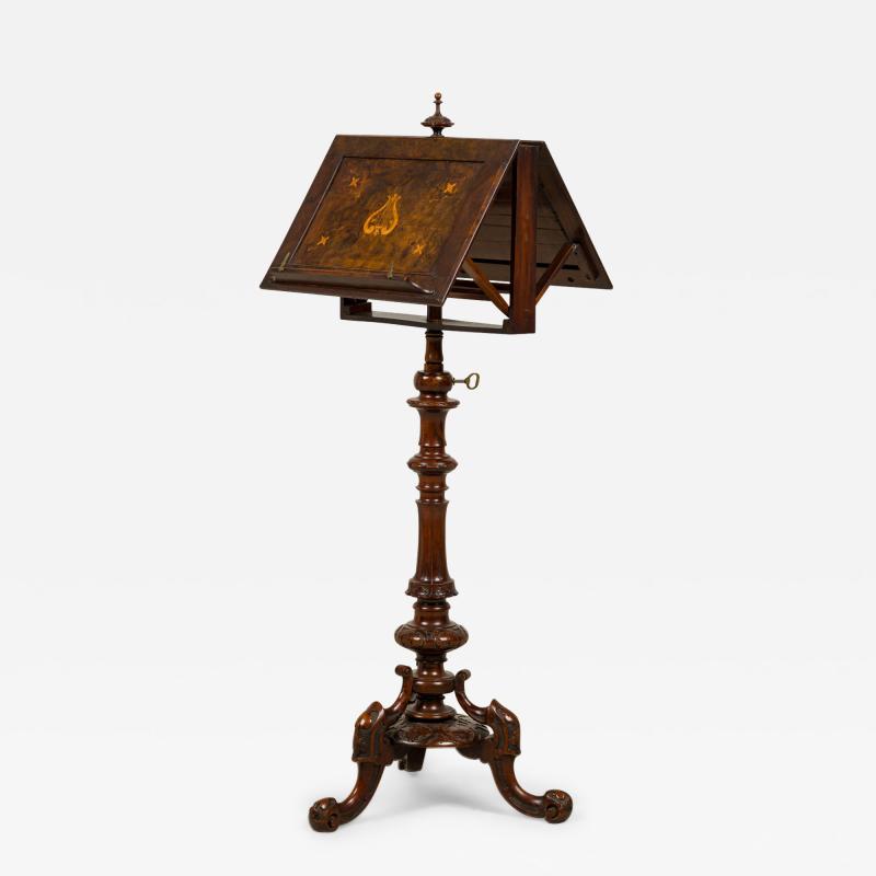 French Victorian Double Sided Music Stand