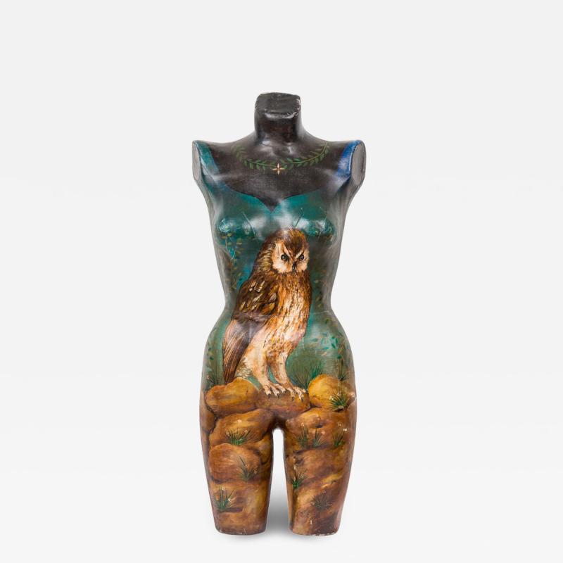French Victorian Owl Design Mannequin
