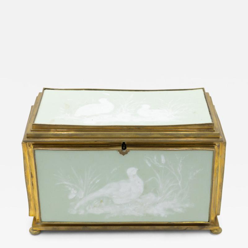 French Victorian Porcelain Box