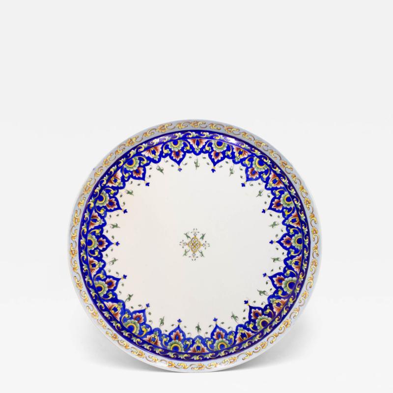 French Victorian Porcelain Charger