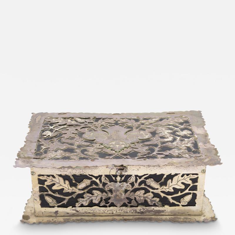 French Victorian Silver Filigree Box
