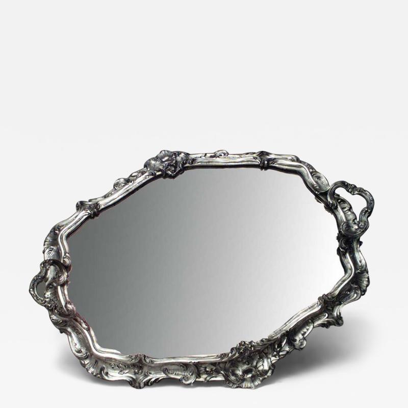 French Victorian Silver Plate Tray