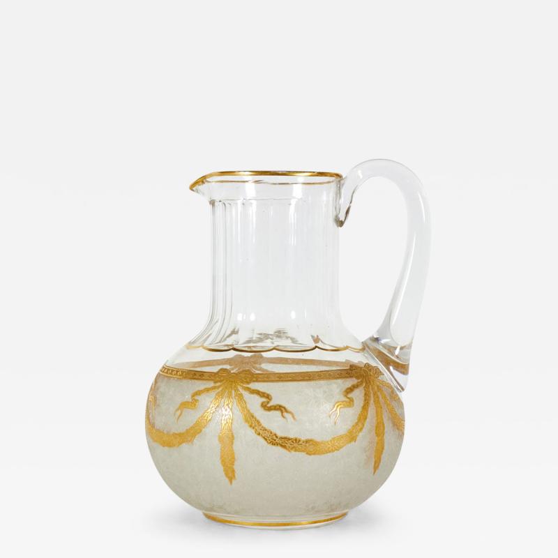 French Victorian Style Baccarat Crystal Pitcher