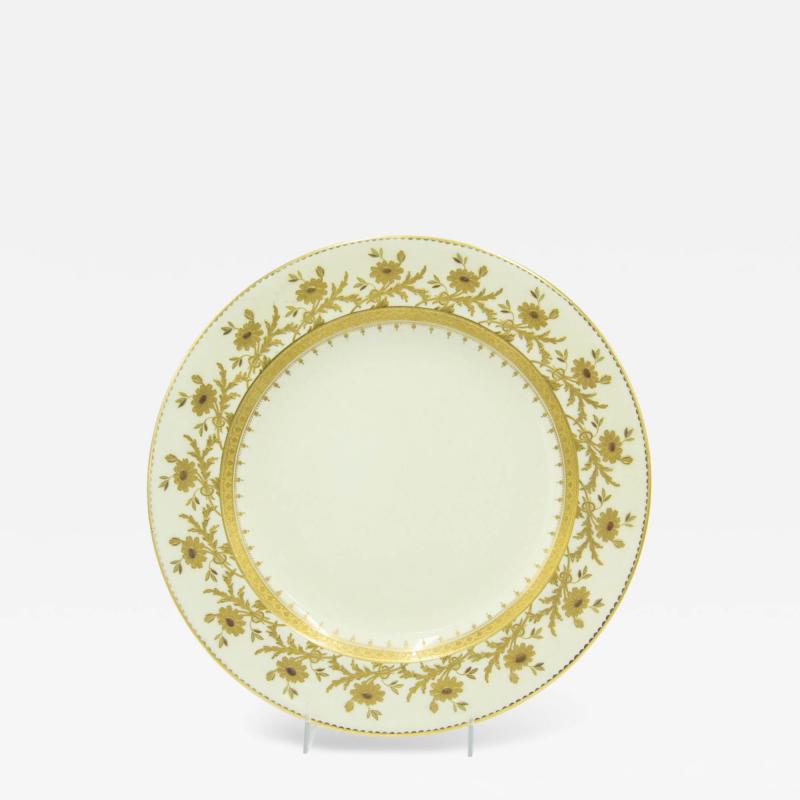 French Victorian Tiffany Porcelain Plates