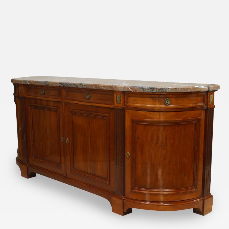 French Victorian Walnut Buffet Cabinet