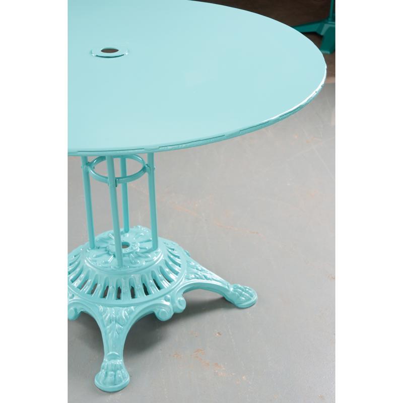 French Vintage Metal Garden Table