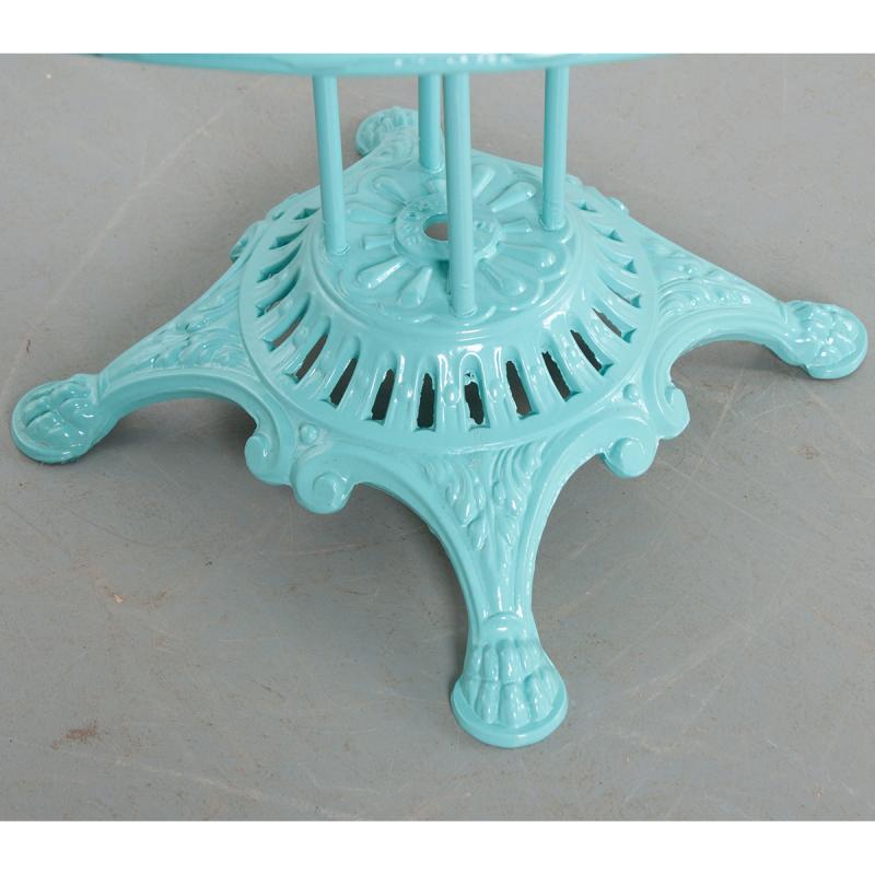 French Vintage Metal Garden Table