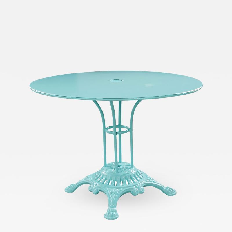 French Vintage Metal Garden Table