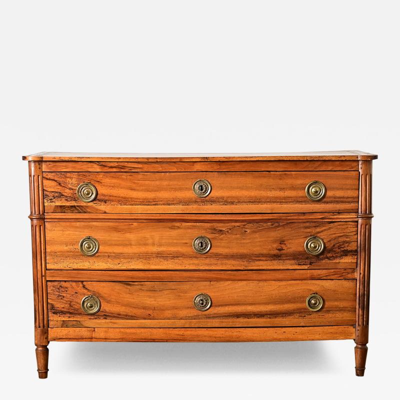 French Walnut 19th Century Louis XVI Style Commode