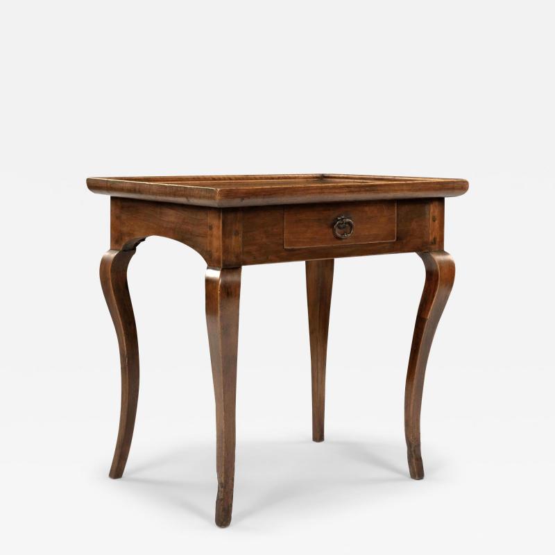 French Walnut Side Table