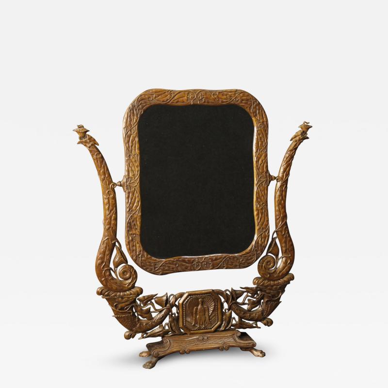 French cheval mirror Art Nouveau