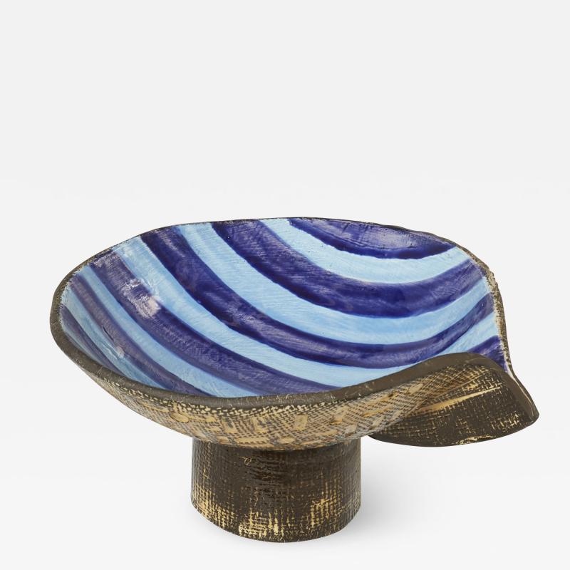 French colourful enamelled Ceramic cup forme libre circa 1970