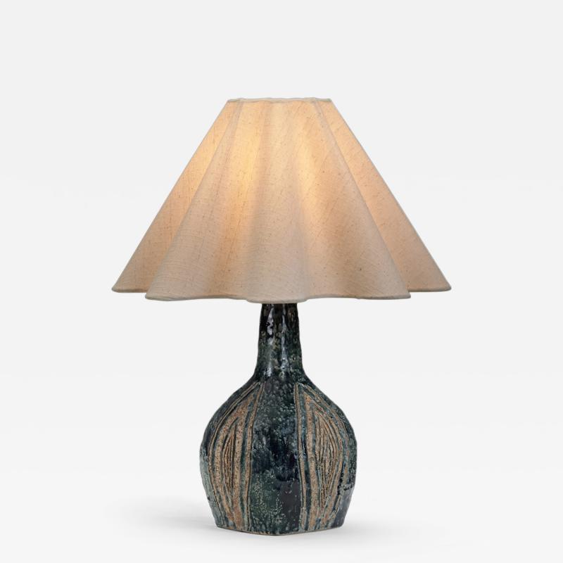 Fridtjof Sejersen Stoneware Table Lamp by Fridtjof Sejersen for Sejer Keramiek Denmark ca 1960s