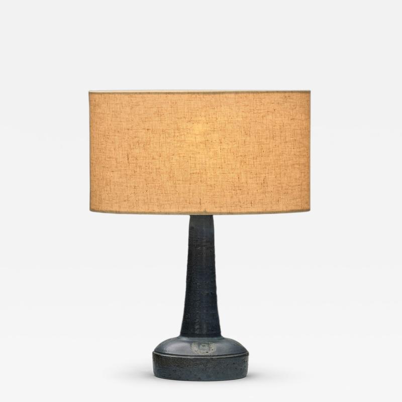 Fridtjof Sejersen Stoneware Table Lamp by Fridtjof Sejersen for Sejer Keramik Denmark ca 1960s