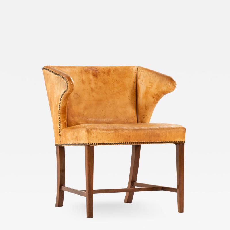 Frits Henningsen Armchairs Produced by Cabinetmaker Frits Henningsen