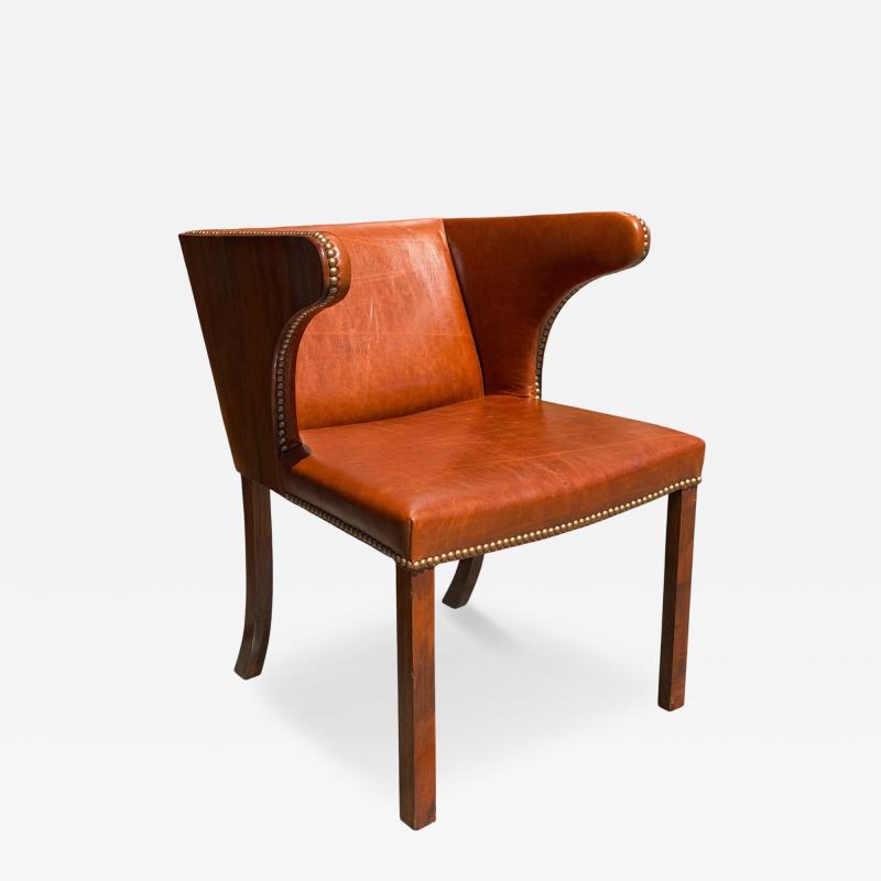 Frits Henningsen Frits Henningsen Art Deco Cuban Mahogany Armchair c 1933