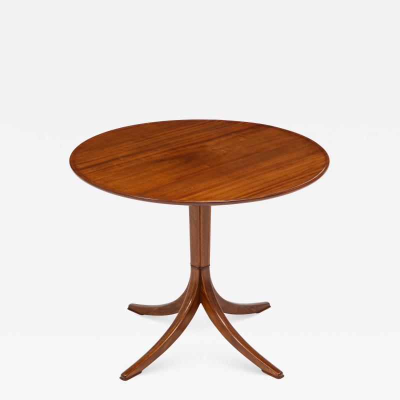 Frits Henningsen Scandinavian Modern Frits Henningsen Mahogany Side Table circa 1940s